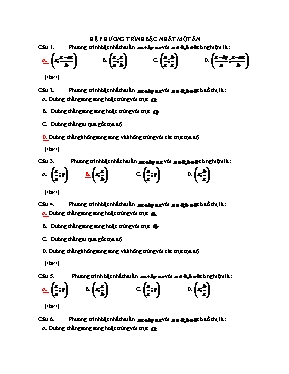 Toán 10 - Hệ phương trình bậc nhất một ẩn